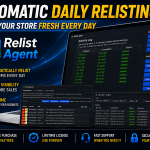 Relist Agent for Windows Release v2.0.0 - eBay relisting tool