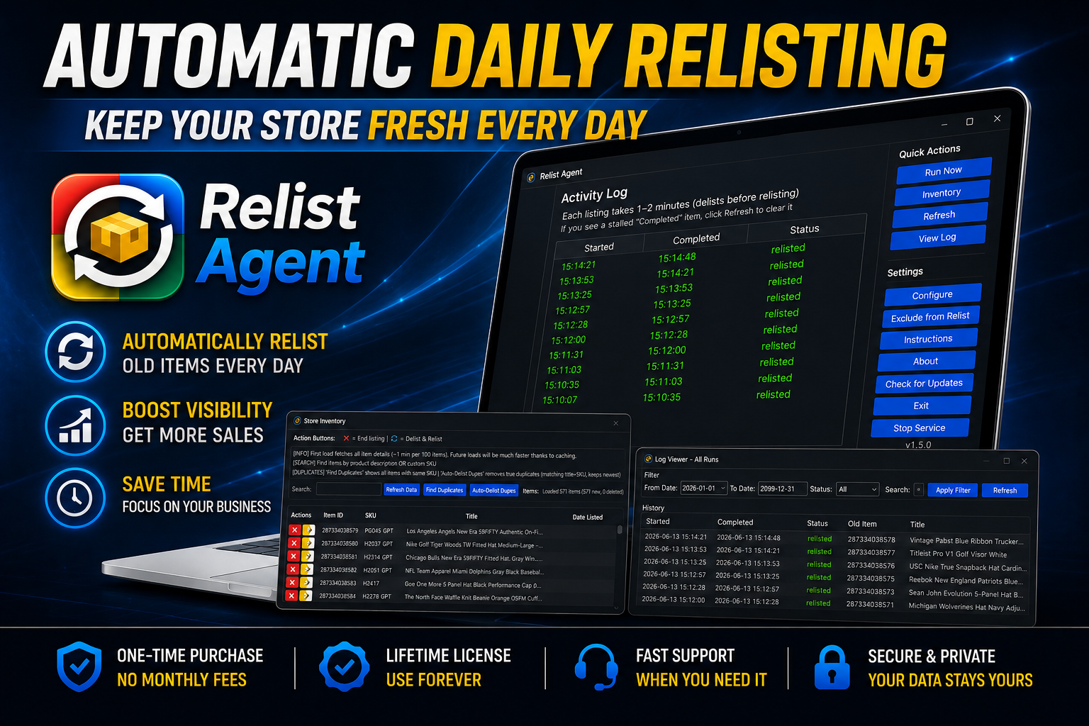 Relist Agent eBay relisting tool for Windows - Image 8