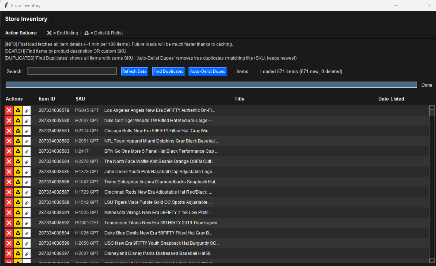 Relist Agent eBay relisting tool for Windows - Image 5
